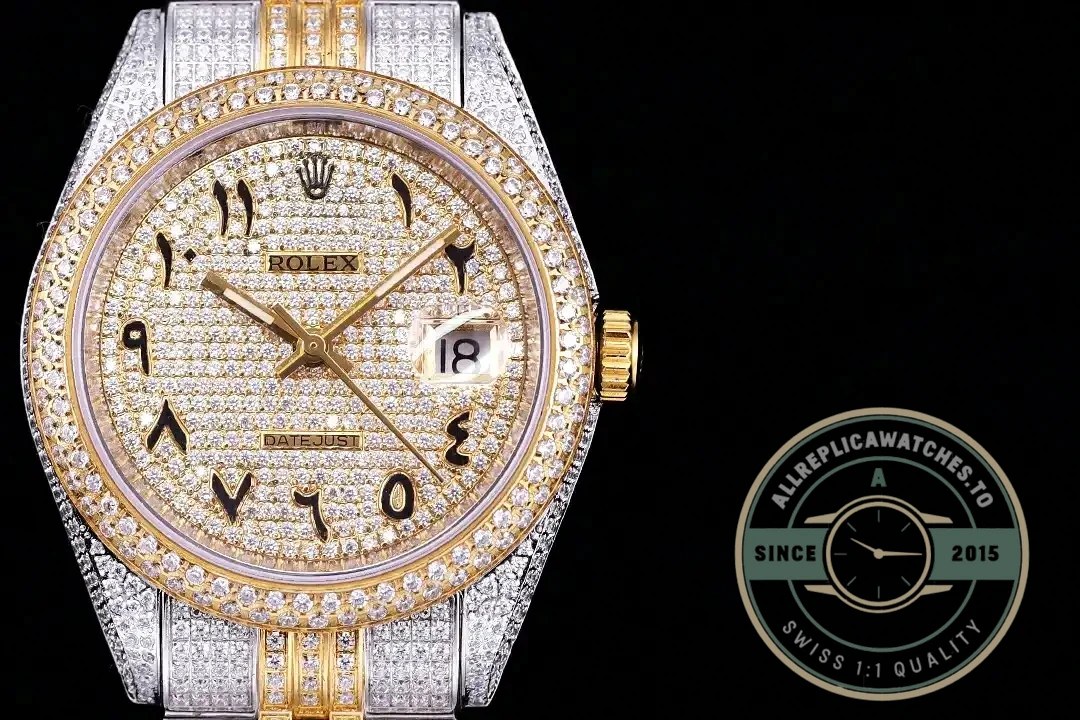 Replica Rolex Datejust 126300 41mm Arabic Diamond Dial - Luxury Replica Watch