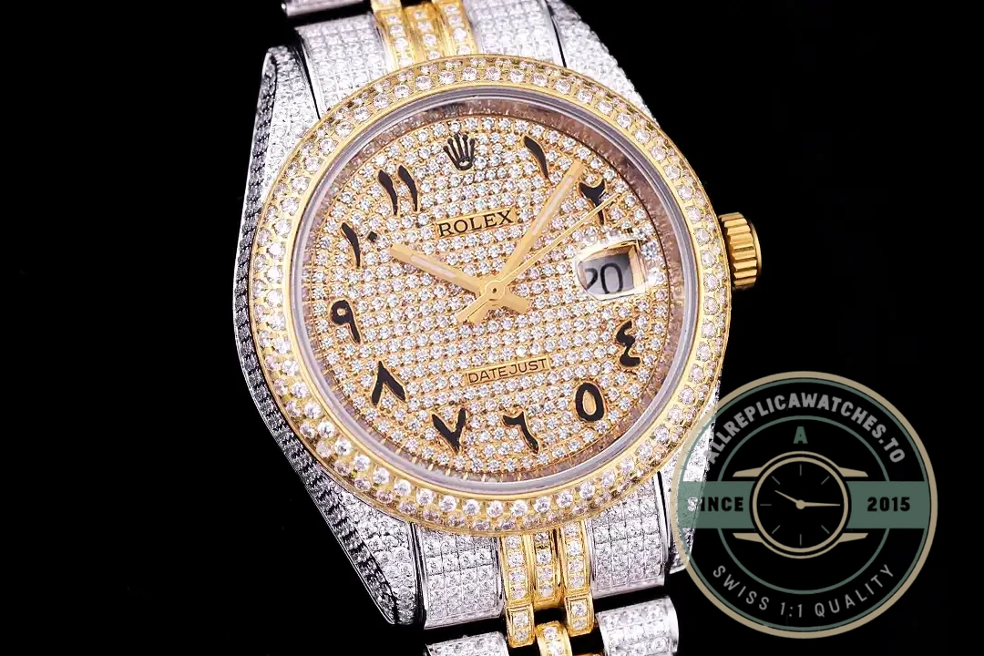 Replica Rolex Datejust 126300 41mm Arabic Diamond Dial - High-Grade Replica Watch