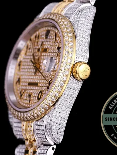 Replica Rolex Datejust 126300 41mm Arabic Diamond Dial - Budget Luxury Replica Watch