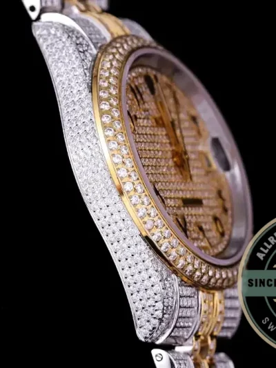Replica Rolex Datejust 126300 41mm Arabic Diamond Dial - High-Grade Replica Watch