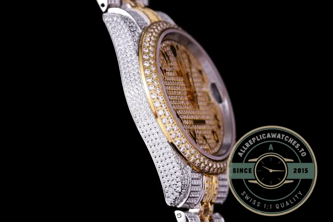 Replica Rolex Datejust 126300 41mm Arabic Diamond Dial - High-Grade Replica Watch