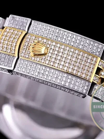 Replica Rolex Datejust 126300 41mm Arabic Diamond Dial - Factory Super Clone Watch