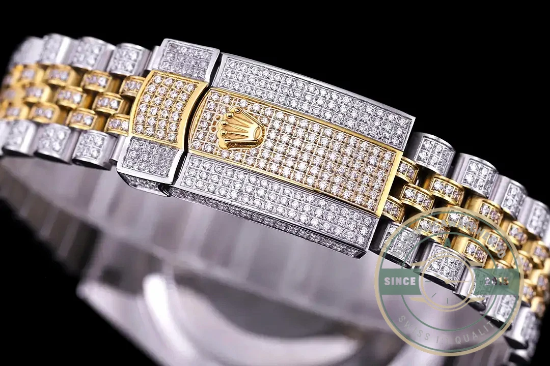 Replica Rolex Datejust 126300 41mm Arabic Diamond Dial - Factory Super Clone Watch
