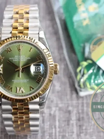 Replica Rolex Datejust 126331 41mm Green Dial - 1:1 Swiss Replica Watch