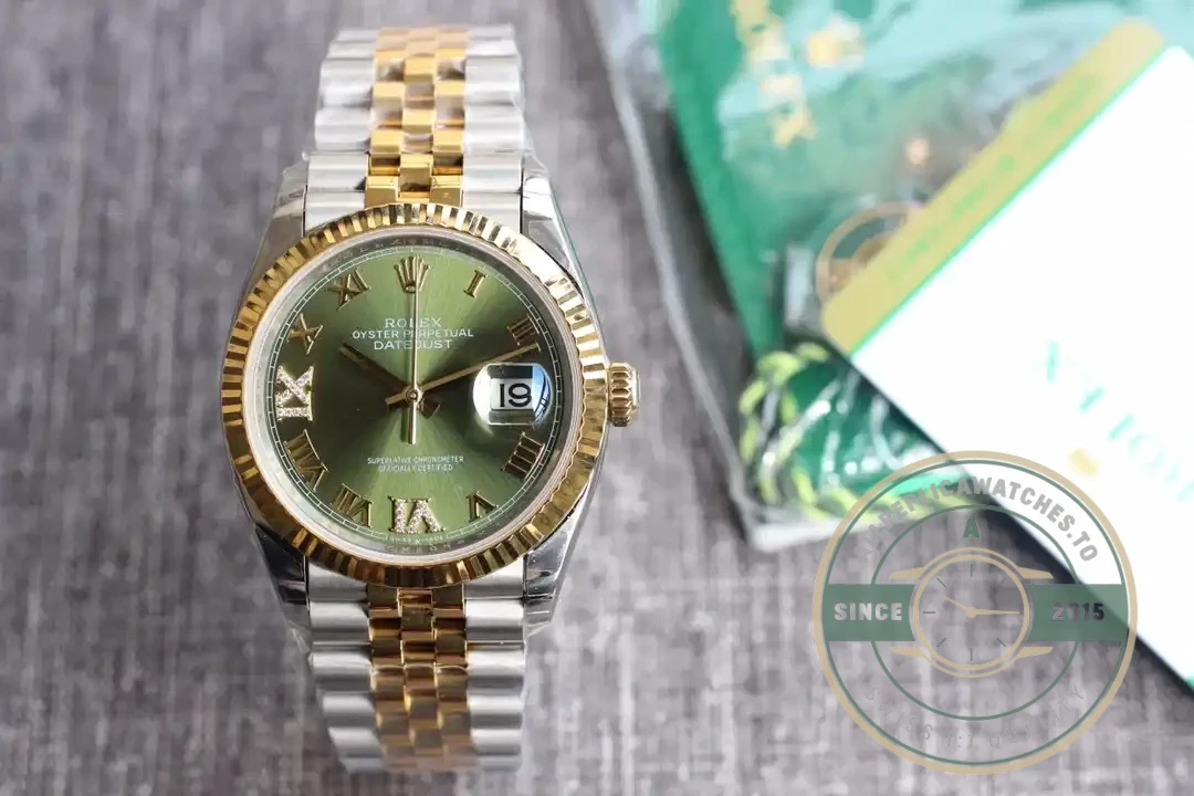 Replica Rolex Datejust 126331 41mm Green Dial - 1:1 Swiss Replica Watch