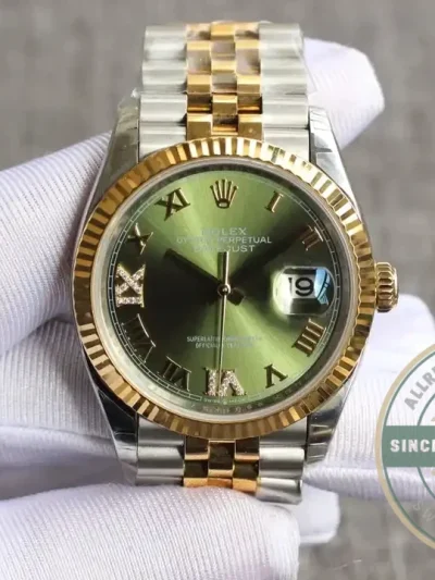 Replica Rolex Datejust 126331 41mm Green Dial - Budget Luxury Replica Watch