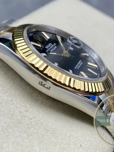 Replica Rolex Datejust m126333 41mm Bright Black Dial Oyster - Premium Super Clone Watch