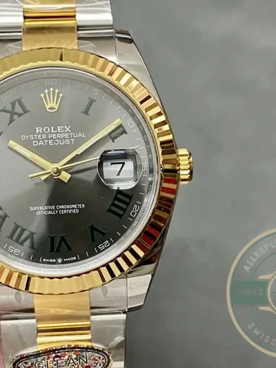 Replica Rolex Datejust m126333 41mm Slate Set Dial Oyster - Swiss-Made Clone Watch