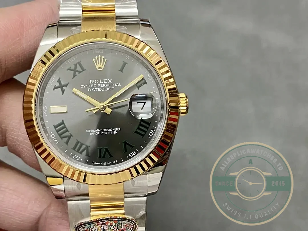 Replica Rolex Datejust m126333 41mm Slate Set Dial Oyster - Swiss-Made Clone Watch