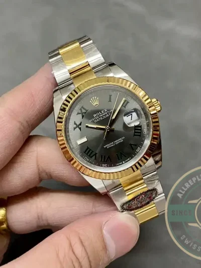 Replica Rolex Datejust m126333 41mm Slate Set Dial Oyster - Top-Tier Swiss Replica Watch