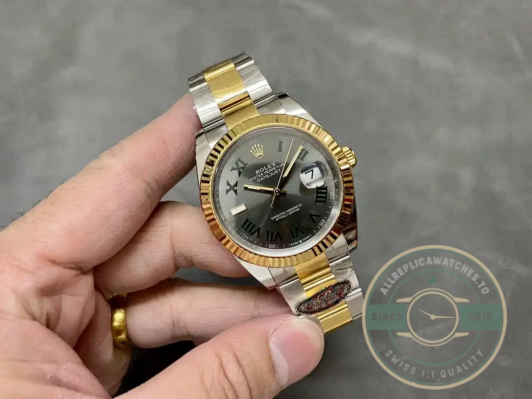 Replica Rolex Datejust m126333 41mm Slate Set Dial Oyster - Top-Tier Swiss Replica Watch
