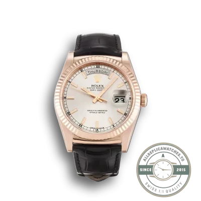 Replica Rolex Day-Date 118135 36mm Silver Dial - Affordable Super Clone Watch