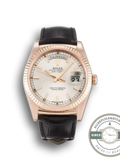 Replica Rolex Day-Date 118135 36mm Silver Dial - Affordable Super Clone Watch