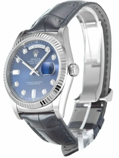 Replica Rolex Day-Date 118139 36mm Blue Dial - Affordable Luxury Replica Timepiece