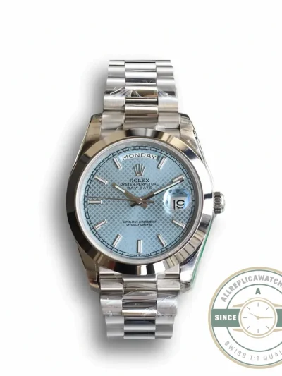 Replica Rolex Day-Date 126331 Ice Blue Motif Dial - Swiss-Made Clone Watch