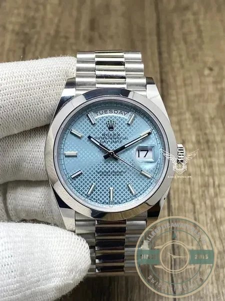 Replica Rolex Day-Date 126331 Ice Blue Motif Dial - High-Grade Replica Watch