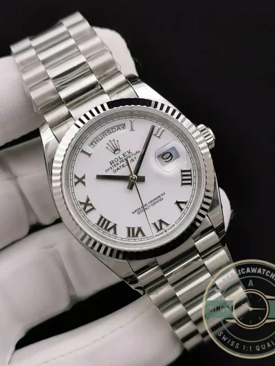 Replica Rolex Day-Date 128238 36mm Roman Numerals - Luxury Replica Watch