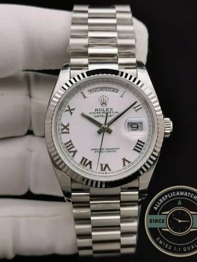 Replica Rolex Day-Date 128238 36mm Roman Numerals - Top-Tier Swiss Replica Watch