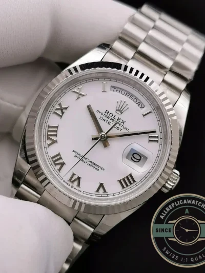 Replica Rolex Day-Date 128238 36mm Roman Numerals - Luxury Replica Watch