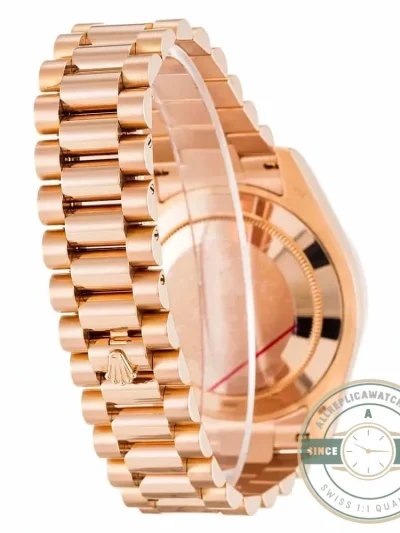 Replica Rolex Day-Date II 218235 41mm Chocolate Dial - Swiss Movement Replica Watch