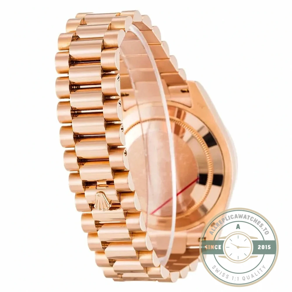 Replica Rolex Day-Date II 218235 41mm Chocolate Dial - Swiss Movement Replica Watch
