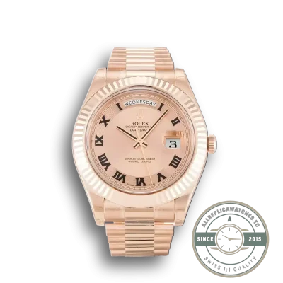 Replica Rolex Day-Date II 218235 41mm Rose Dial - Affordable Super Clone Watch