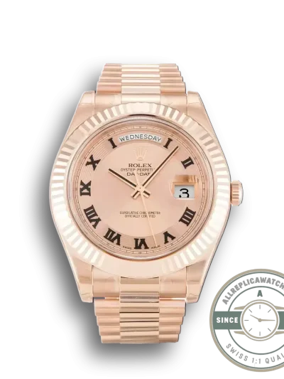 Replica Rolex Day-Date II 218235 41mm Rose Dial - Affordable Super Clone Watch