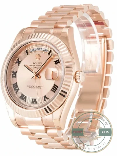 Replica Rolex Day-Date II 218235 41mm Rose Dial - Affordable Super Clone Watch