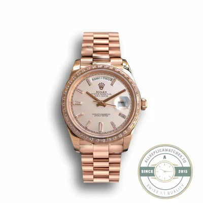 Replica Rolex Day-Date m228238 Rose Gold Dial - High-Grade Replica Watch