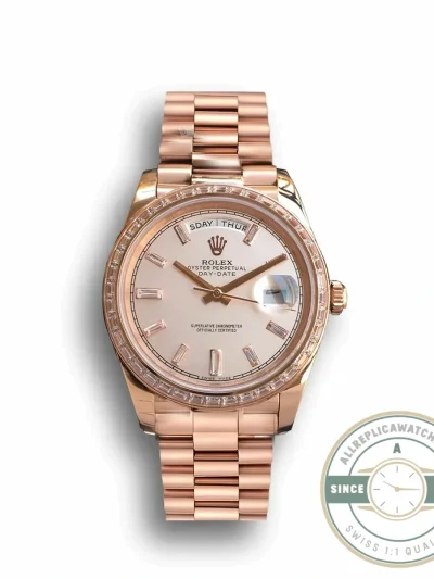 Replica Rolex Day-Date m228238 Rose Gold Dial - High-Grade Replica Watch
