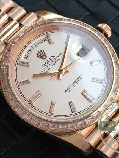 Replica Rolex Day-Date m228238 Rose Gold Dial - Best Quality Replica Watch