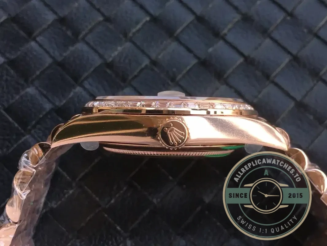 Replica Rolex Day-Date m228238 Rose Gold Dial - Affordable Super Clone Watch