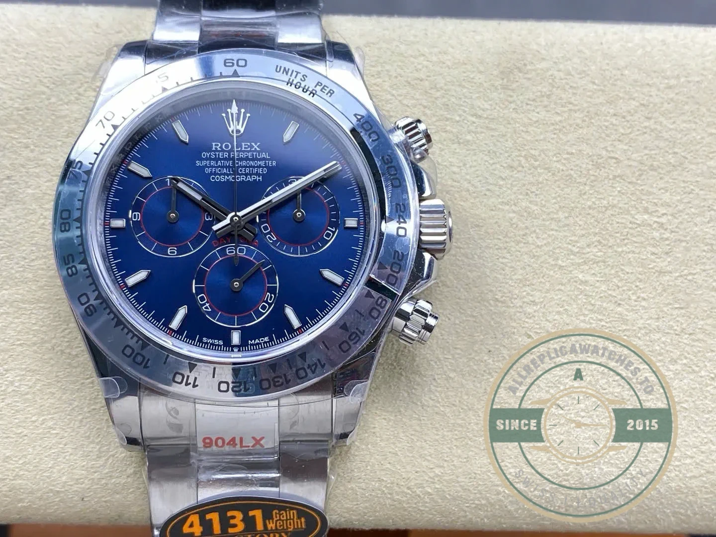 Replica Rolex Daytona 40 mm 126509 Bright Blue Dial - Affordable Luxury Replica Timepiece