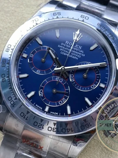 Replica Rolex Daytona 40 mm 126509 Bright Blue Dial - Factory Super Clone Watch