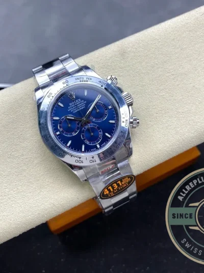 Replica Rolex Daytona 40 mm 126509 Bright Blue Dial - Affordable Super Clone Watch