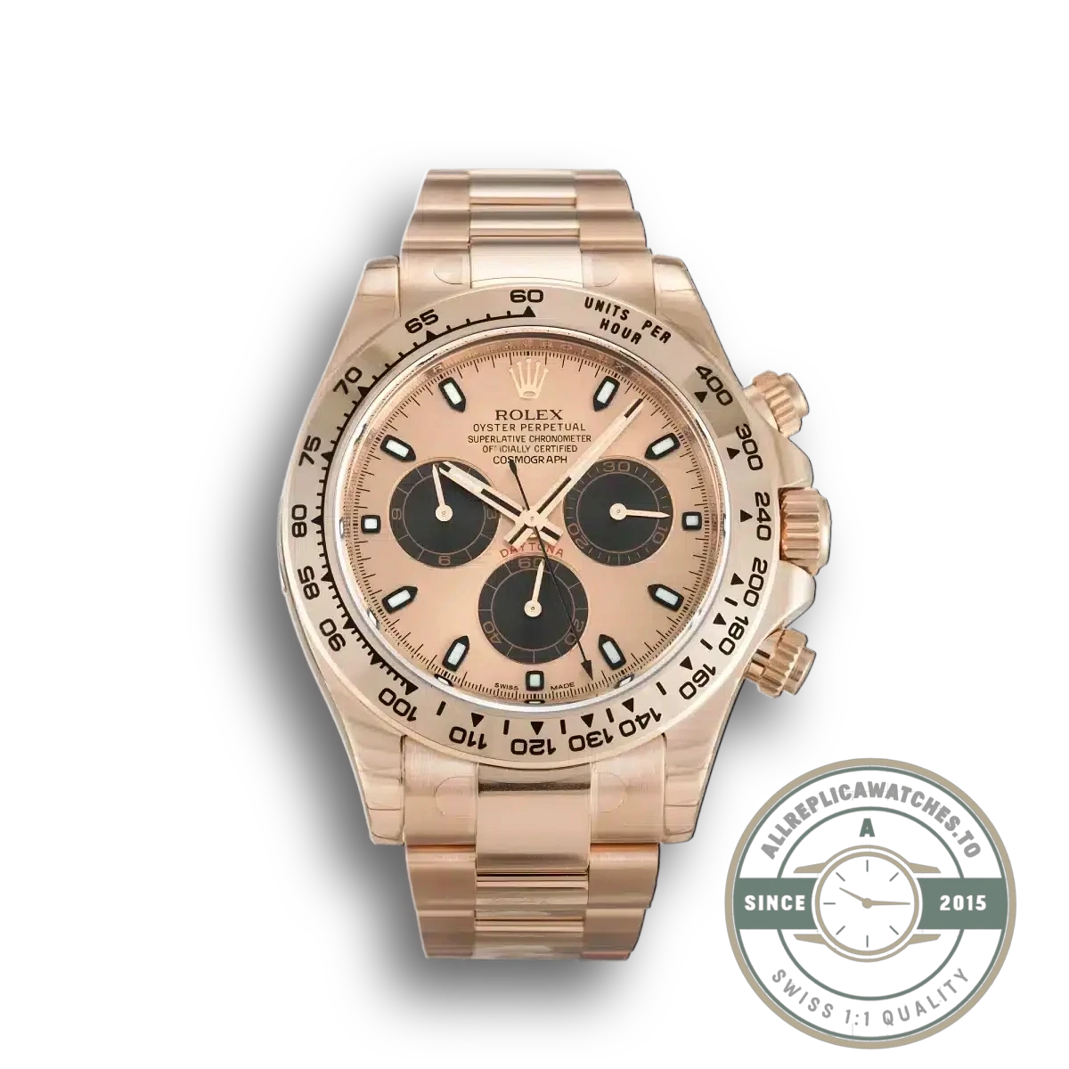 Replica Rolex Daytona 40mm Dial Rose 116505 - Factory Super Clone Watch