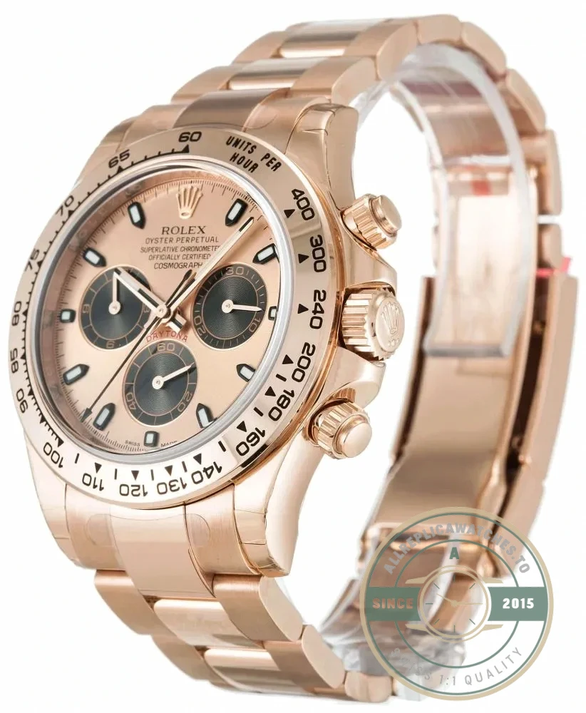 Replica Rolex Daytona 40mm Dial Rose 116505 - Premium Super Clone Watch
