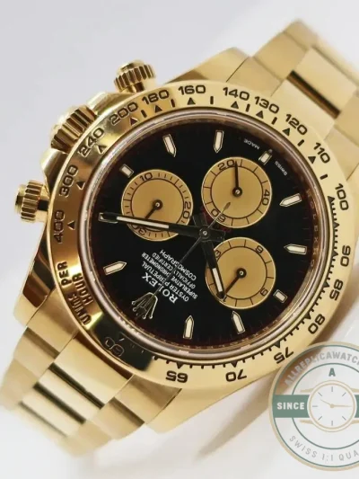 Replica Rolex Daytona 40mm Intense Black Dial 126508 - Affordable Super Clone Watch