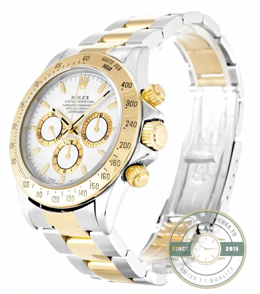Replica Rolex Replica Rolex Daytona 38mm Dial White 16523 - High-Grade Replica Watch