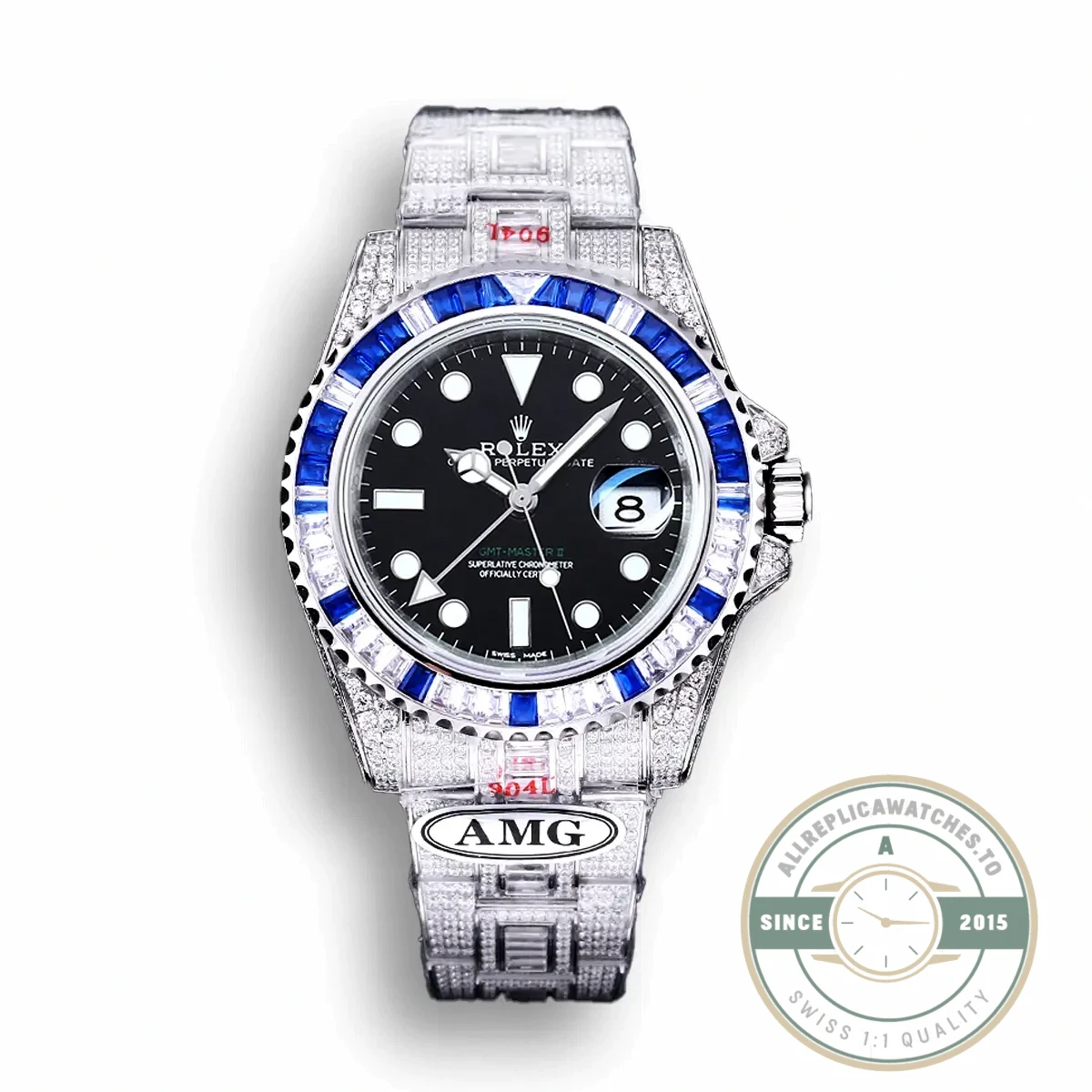 Replica Rolex GMT-Master II 40mm 116710BLNR Dial Black - Top-Tier Swiss Replica Watch