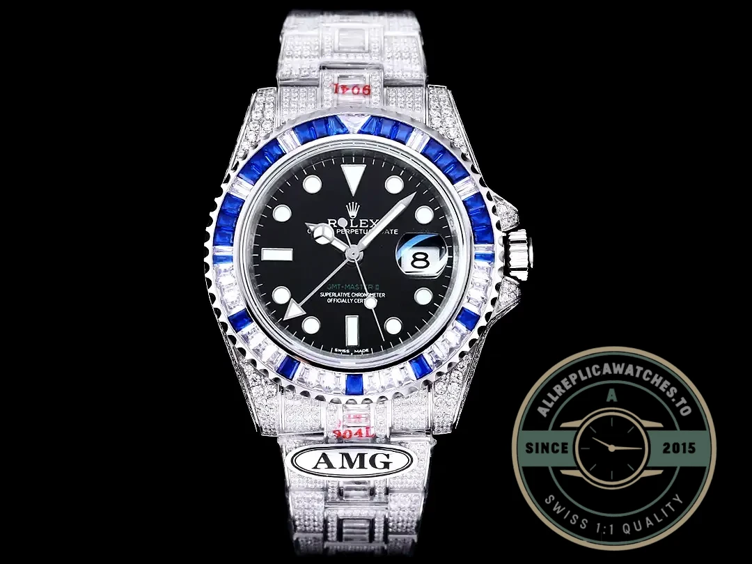 Replica Rolex GMT-Master II 40mm 116710BLNR Dial Black - Swiss Movement Replica Watch