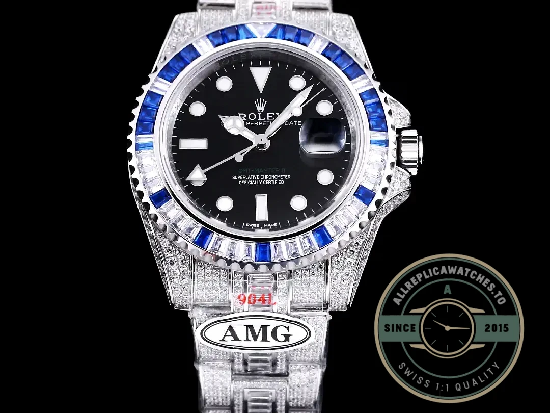 Replica Rolex GMT-Master II 40mm 116710BLNR Dial Black - Top-Tier Swiss Replica Watch