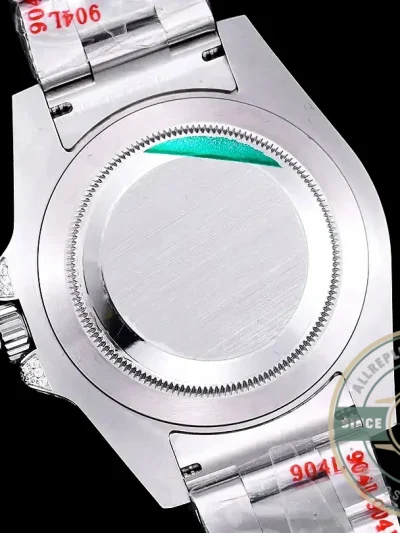 Replica Rolex GMT-Master II 40mm 116769TBR Green Diamonds Bracelet - Affordable Luxury Replica Timepiece