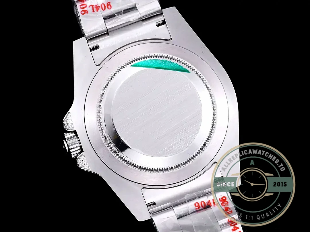 Replica Rolex GMT-Master II 40mm 116769TBR Green Diamonds Bracelet - Affordable Luxury Replica Timepiece