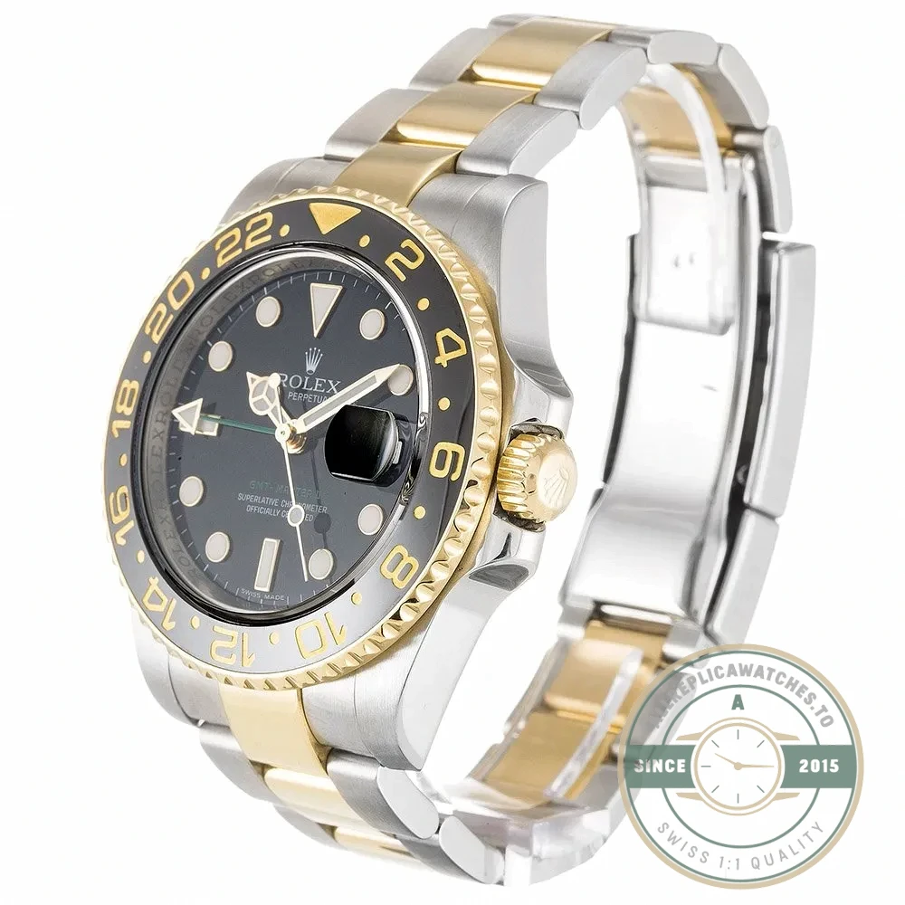 Replica Rolex GMT-Master II 40mm Dial Black 116713 - Best Quality Replica Watch