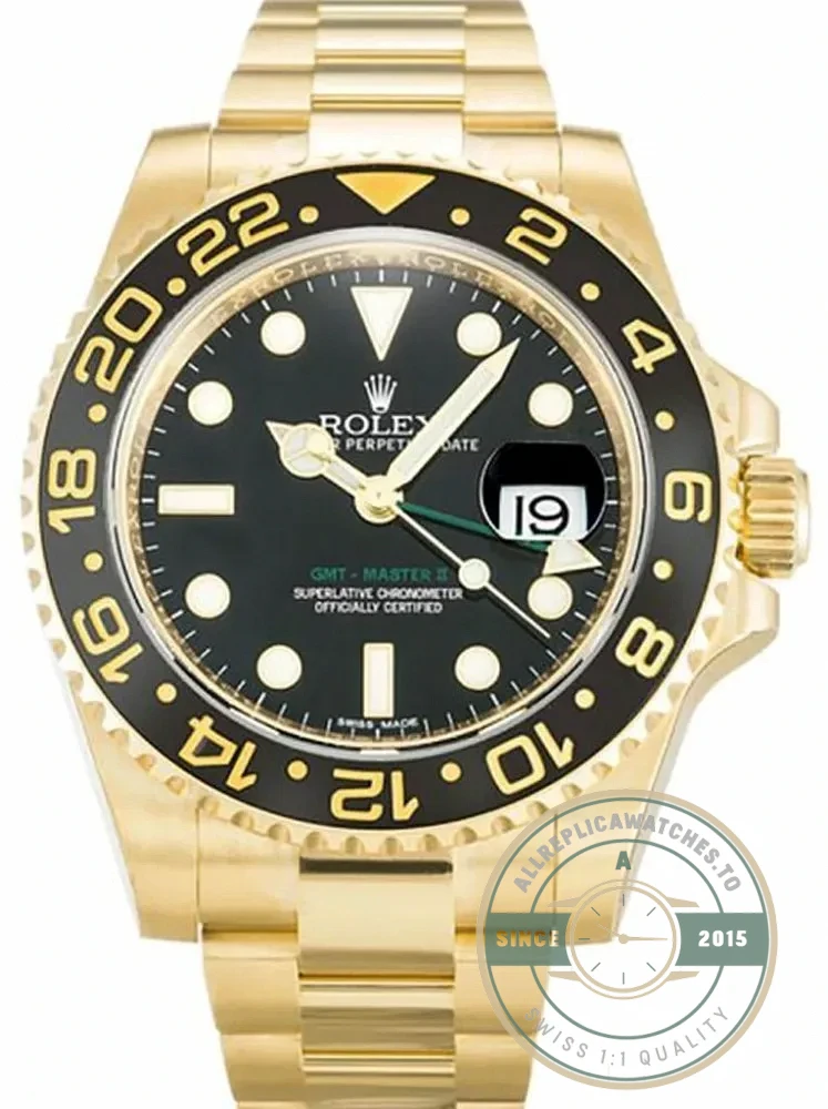 Replica Rolex GMT-Master II 40mm Dial Black 116718 - Affordable Luxury Replica Timepiece