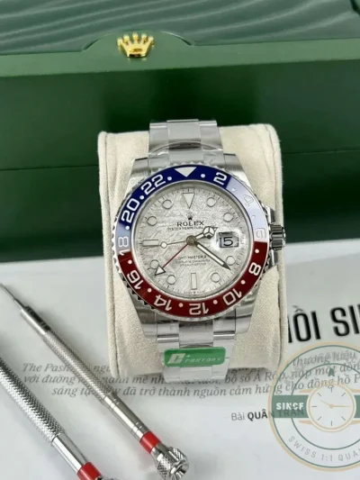 Replica Rolex GMT-Master II Meteorite Dial 126719BLRO "Superman" Oyster - High-Grade Replica Watch
