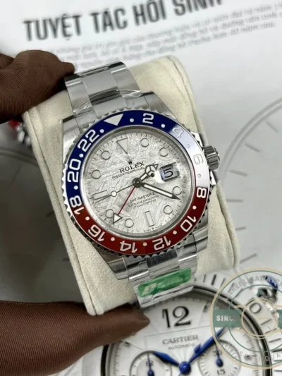 Replica Rolex GMT-Master II Meteorite Dial 126719BLRO "Superman" Oyster - High-Grade Replica Watch