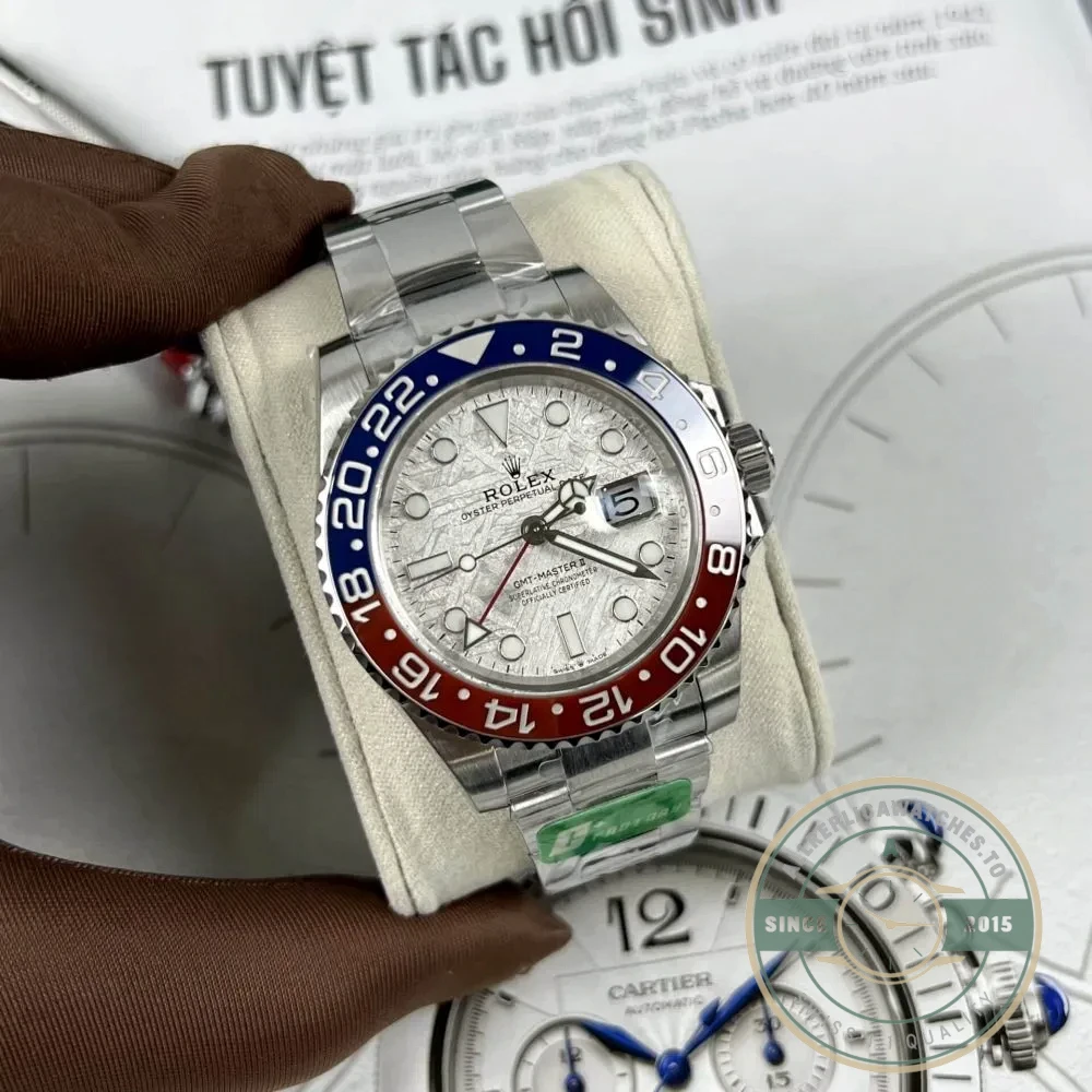 Replica Rolex GMT-Master II Meteorite Dial 126719BLRO "Superman" Oyster - High-Grade Replica Watch