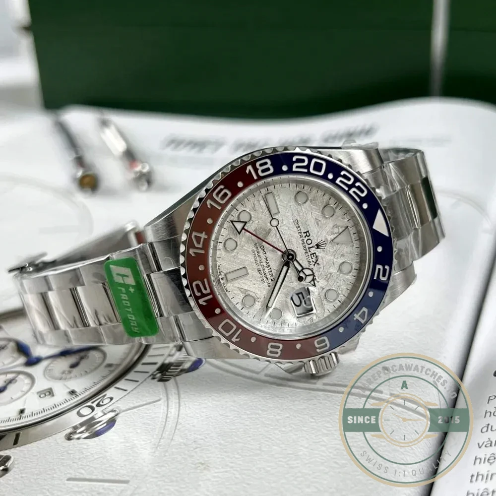 Replica Rolex GMT-Master II Meteorite Dial 126719BLRO "Superman" Oyster - High-Grade Replica Watch